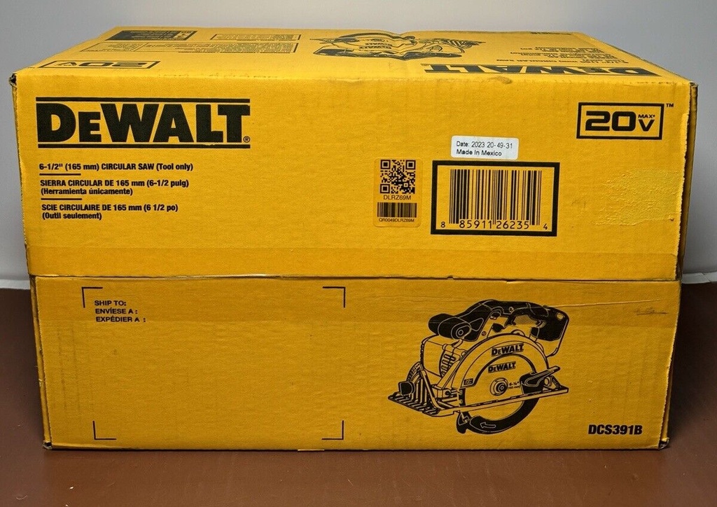 DEWALT DCS391B 20V MAX Li-Ion 6-1/2 in. Circular Saw (Tool Only) New #1