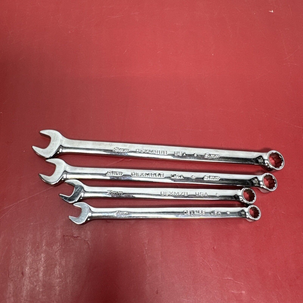 Snap On USA 4 Piece Metric Add On Combo Wrench Set OEXM6B OEXM7B OEXM80B OEXM90B #1