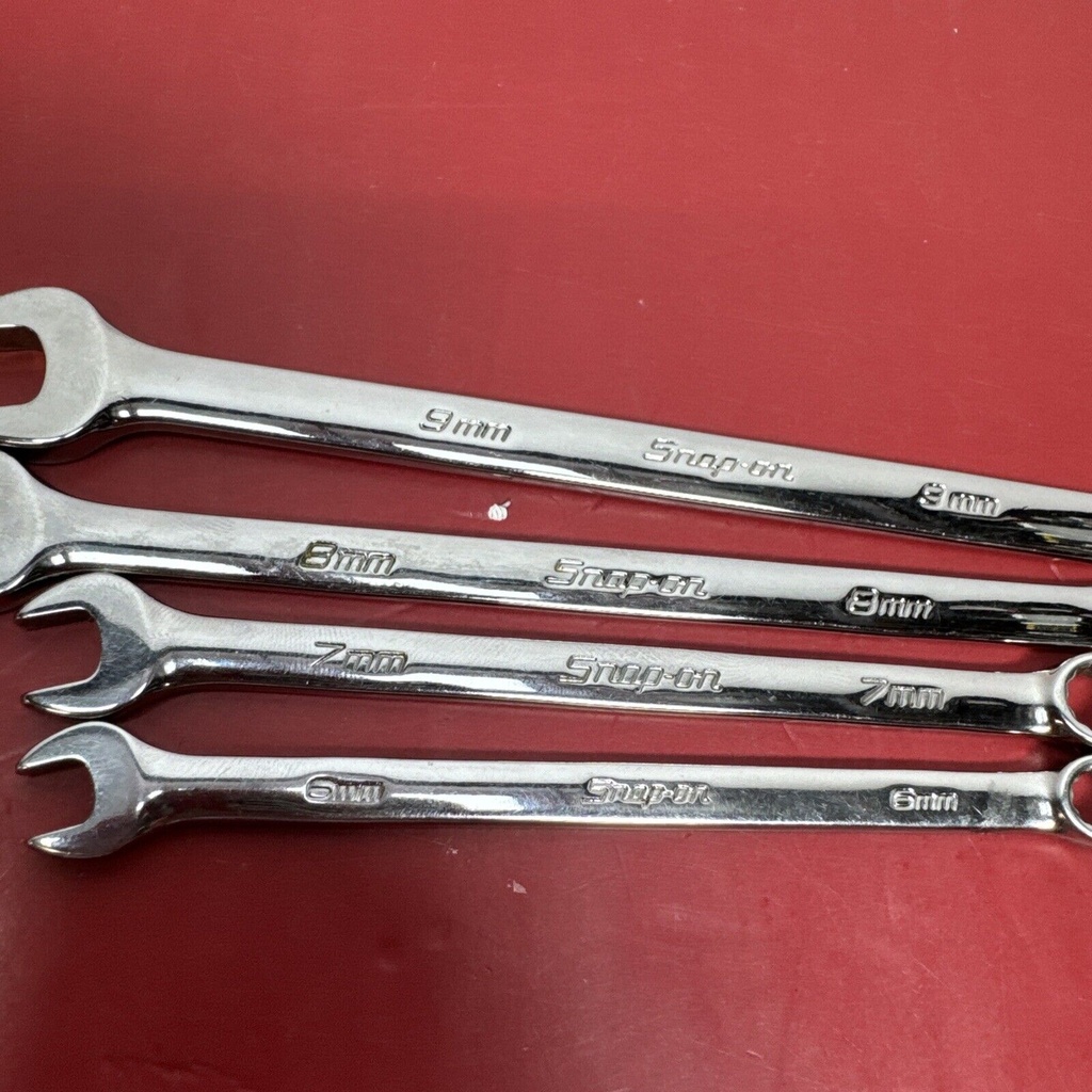 Snap On USA 4 Piece Metric Add On Combo Wrench Set OEXM6B OEXM7B OEXM80B OEXM90B #6