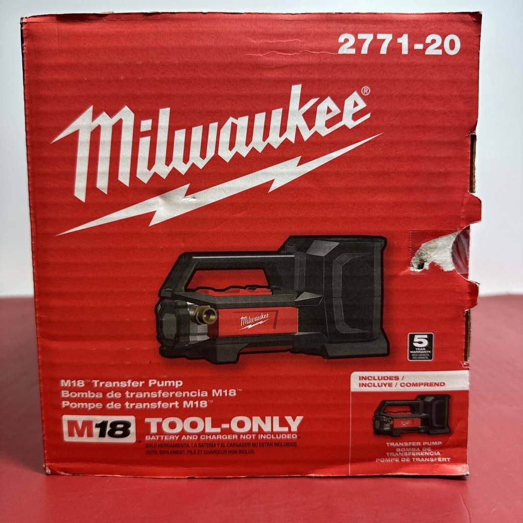 Milwaukee 2771-20 M18 Transfer Pump (Tool Only) #1