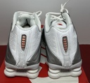 White Silver Nike Shox R4 Running Shoes AR3565 101 - Size 9 Women price