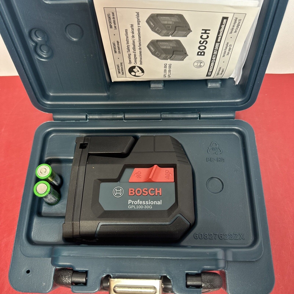 Bosch GPL100-30G 125 ft. Green Beam 3-Point Self-Leveling Laser Open box #1