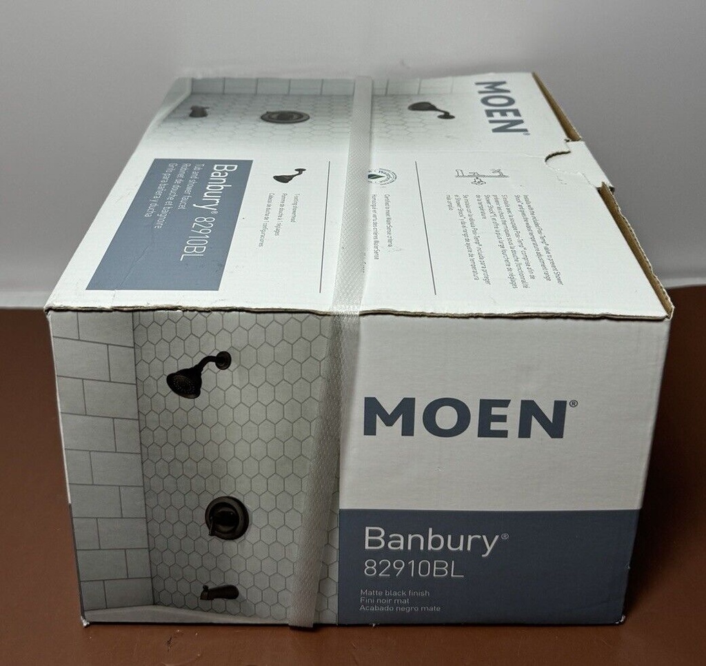 Moen 82910BL Banbury Posi-Temp 1-Handle Lever Tub and Shower Faucet Matte Black #4