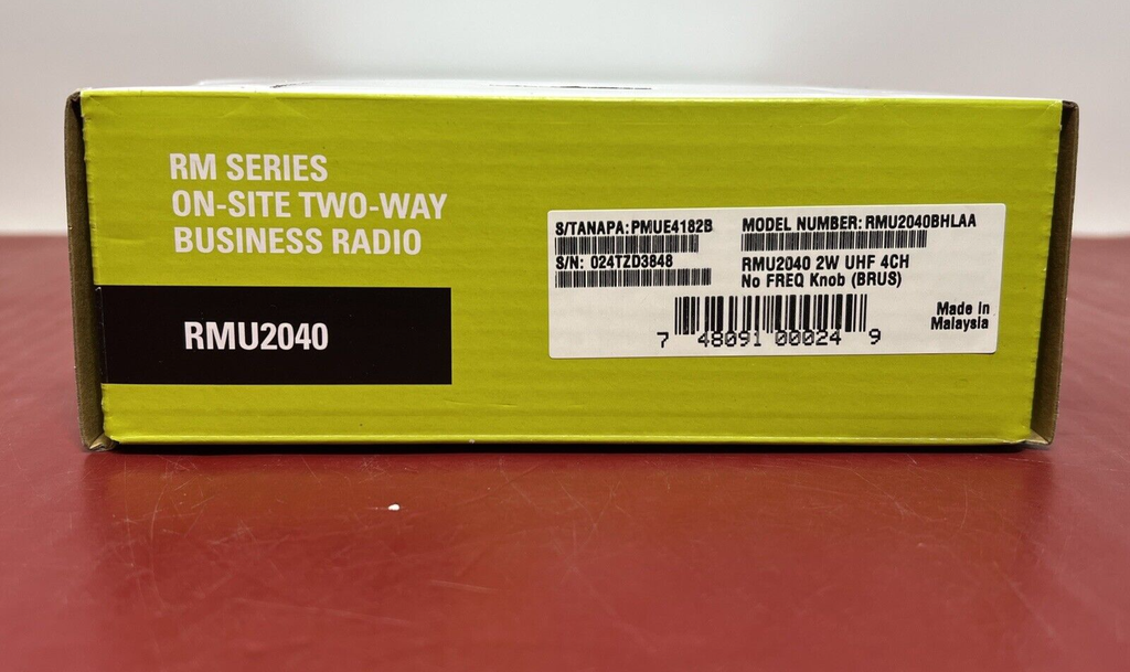 Motorola Solutions RMU2040 On-Site Two Way Radio 4 Channel UHF BRAND NEW #3