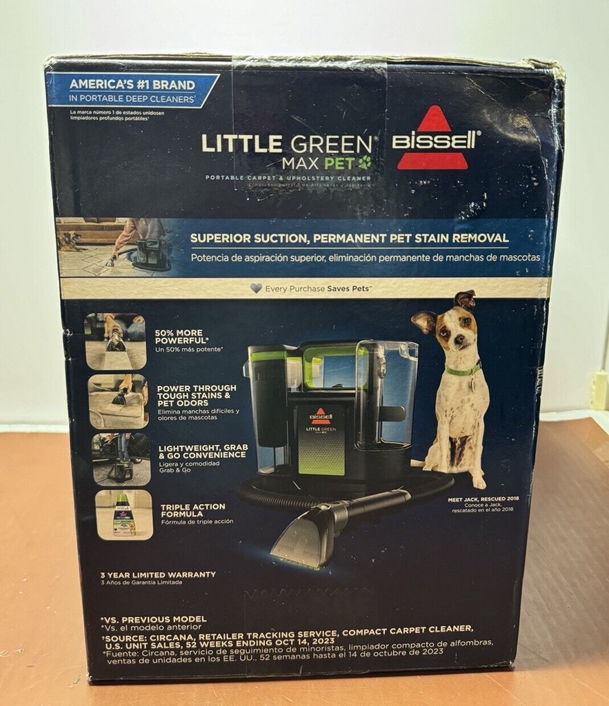 Brand New - BISSELL Little Green MultiClean Portable Deep Cleaner 3857 #3