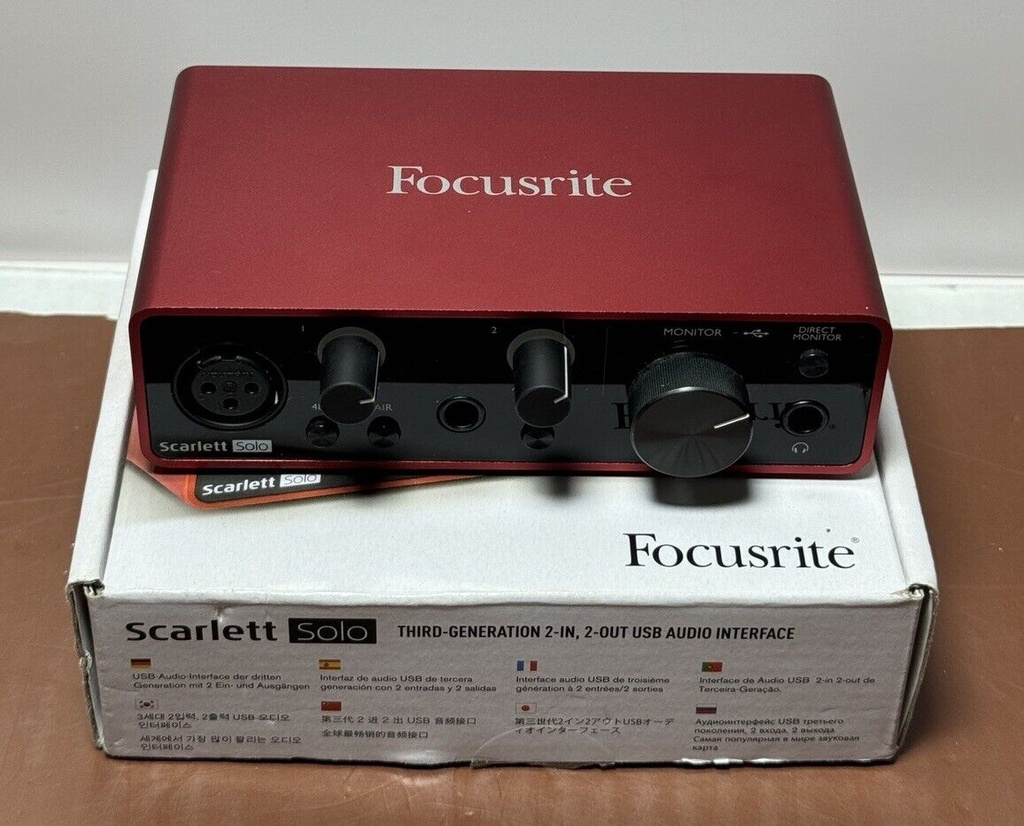 Focusrite Scarlett Solo [3rd Gen] - B-Stock #1