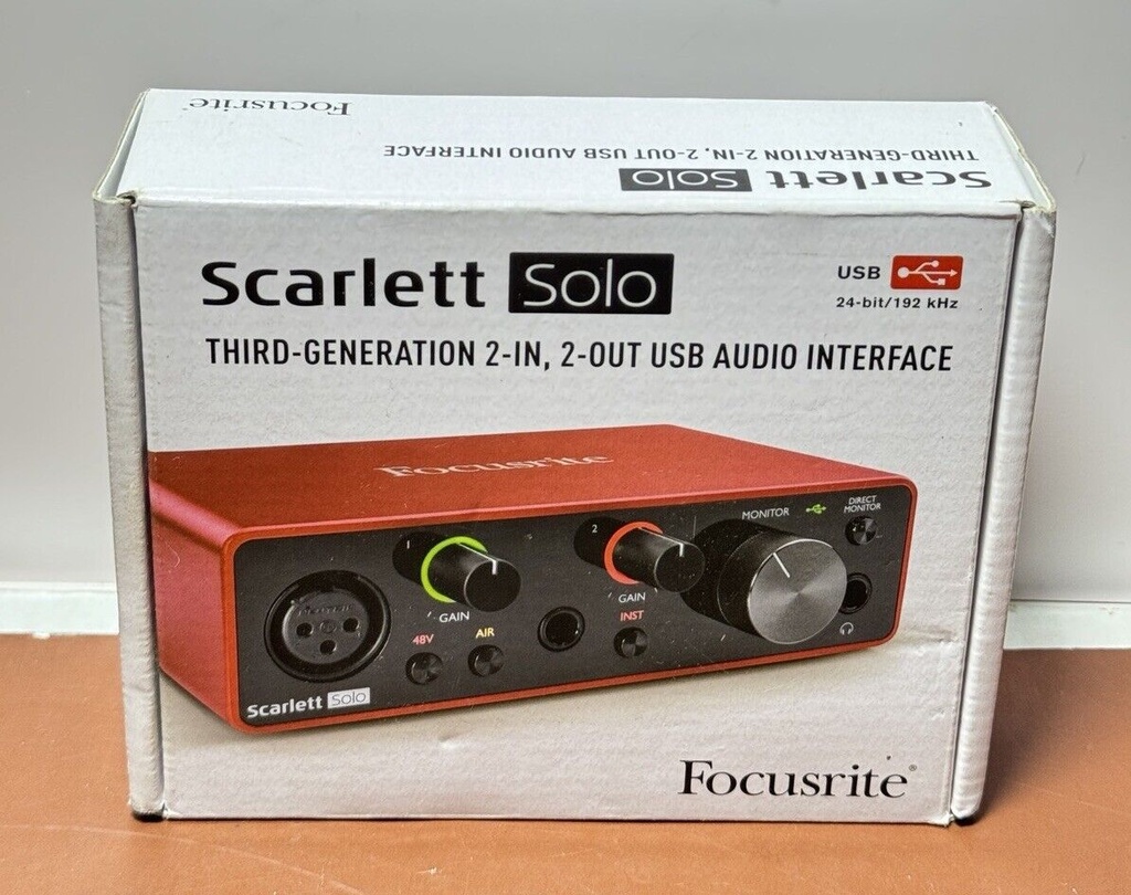 Focusrite Scarlett Solo [3rd Gen] - B-Stock #2