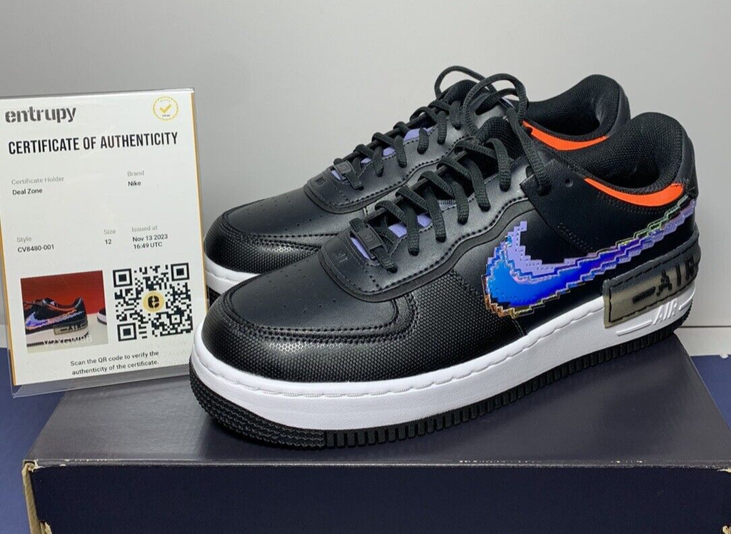 Nike Air Force 1 Shadow SE Pixel Swoosh CV8480-001 Womes Sz 12 #1