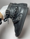 YSL SAINT LAURENT Studded High-Top Sneakers Size 35 Leather Black - 359804 purchase