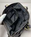 Gucci Black Leather Tote Handbag with gold Hardware at best price