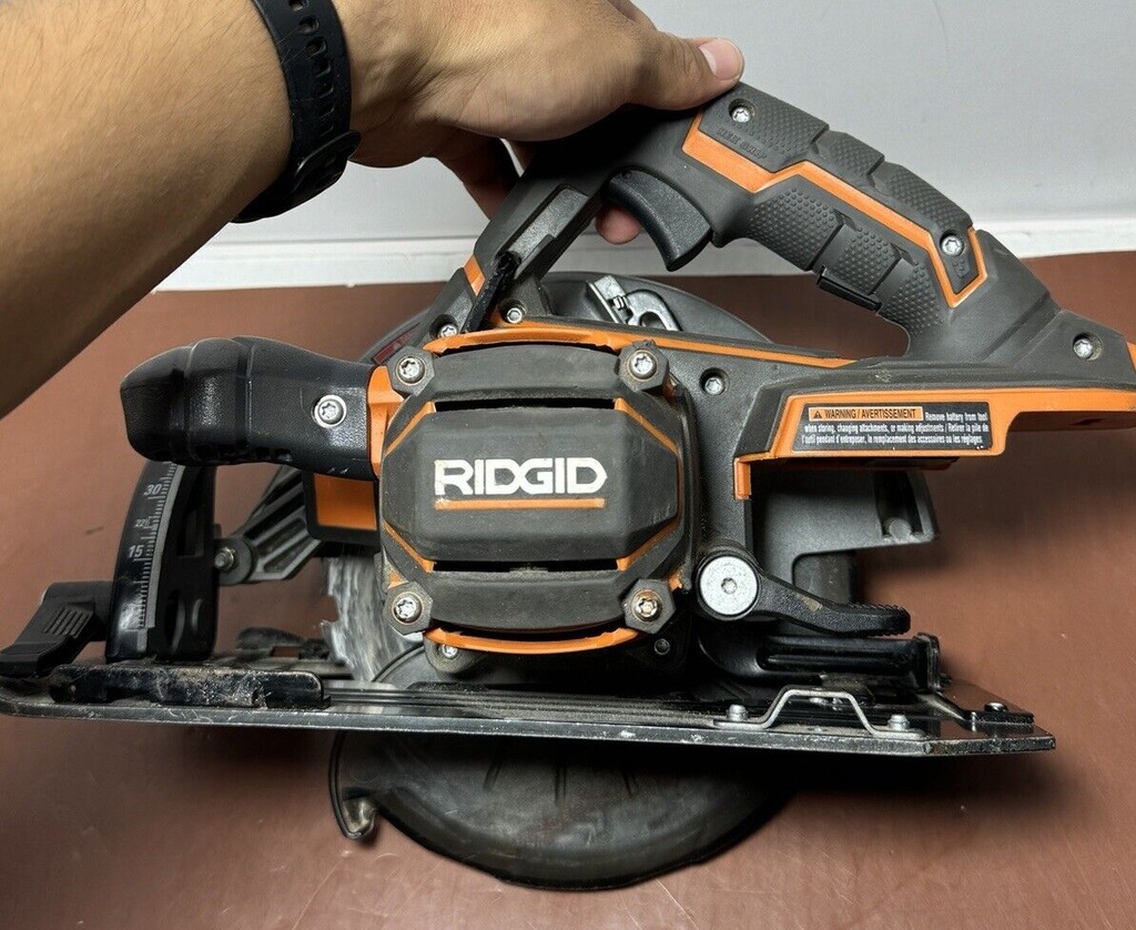 Ridgid Circular Saw  R8652 and 2x 4.0 &6.0 Ah batt (R840087-R8400806) #9