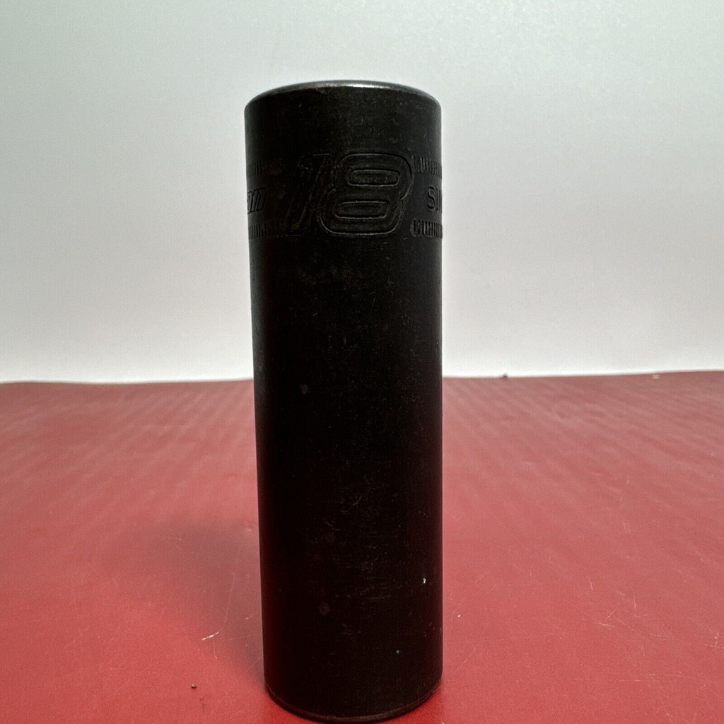 Snap-On 1/2 Drive 6pt  Flank drive 18mm Metric Deep Impact Socket SIMM180A #1