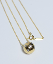 Tiffany & Co. Etoile Ball Pendant Necklace Diamond 18K Yellow Gold PT950Platinum used