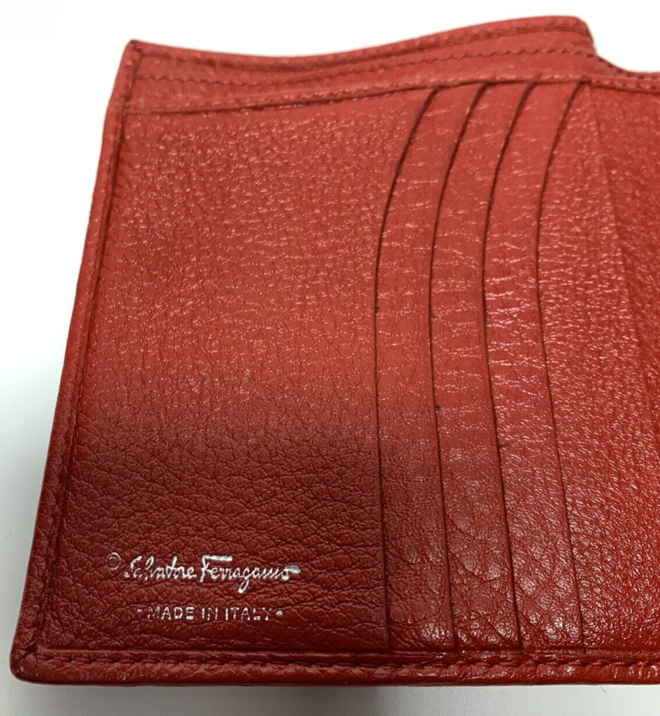 Salvatore Ferragamo Leather Red Wallet #12