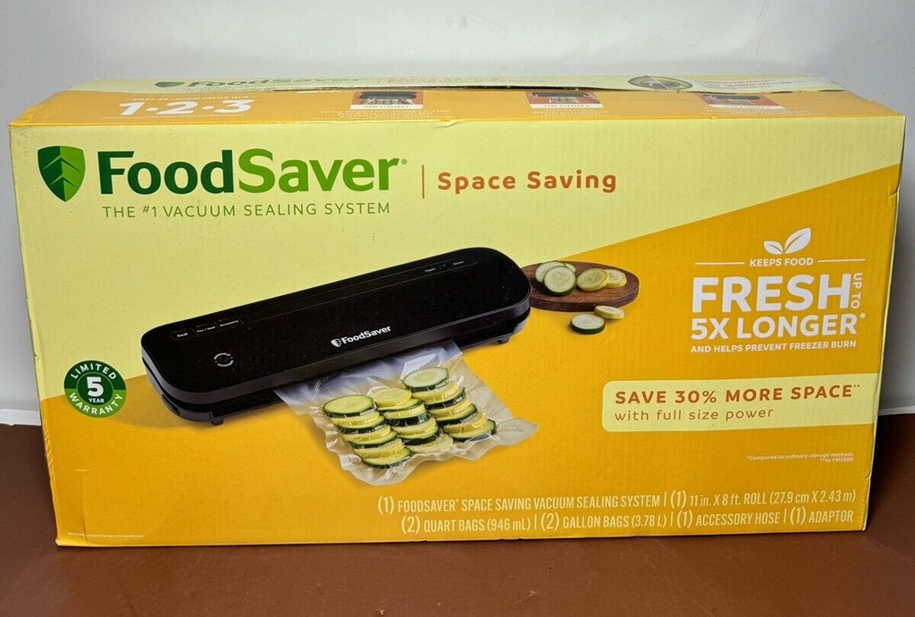 FoodSaver Space Saving Vacuum Sealing System -Brand New #1