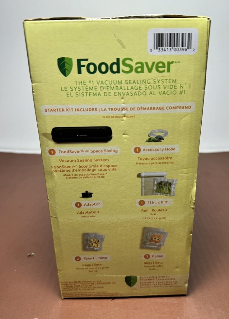 FoodSaver Space Saving Vacuum Sealing System -Brand New #3