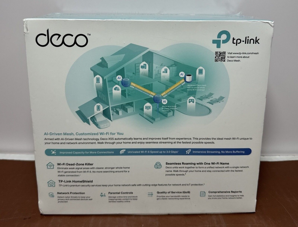 TP-Link Deco X55 Deco AX3000 WiFi 6 Mesh System DECOX55 1PACK #2