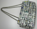 CHANEL  Calfskin Hand - Painted Graffiti Flap Bag in Boston