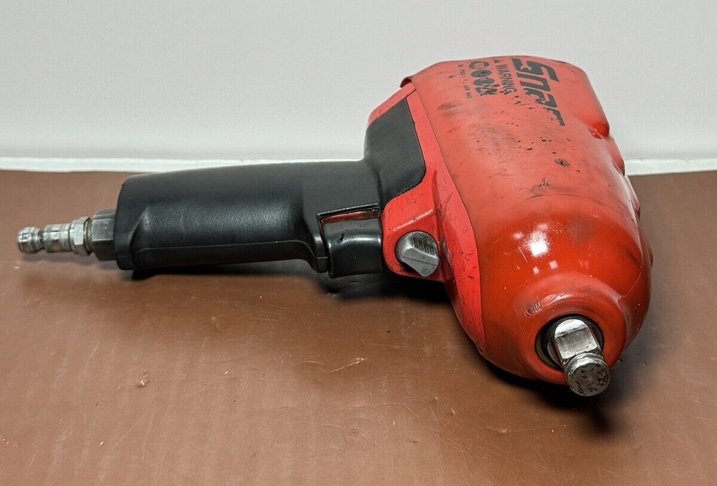 Snap-On Tools 1/2” Drive Air Impact Gun Wrench MG725 with Red Boot #4