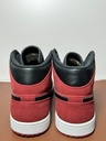 Nike Air Jordan 1 I Mid Gym Red Black White BRED Retro 554724-610 Men's 11 in Boston