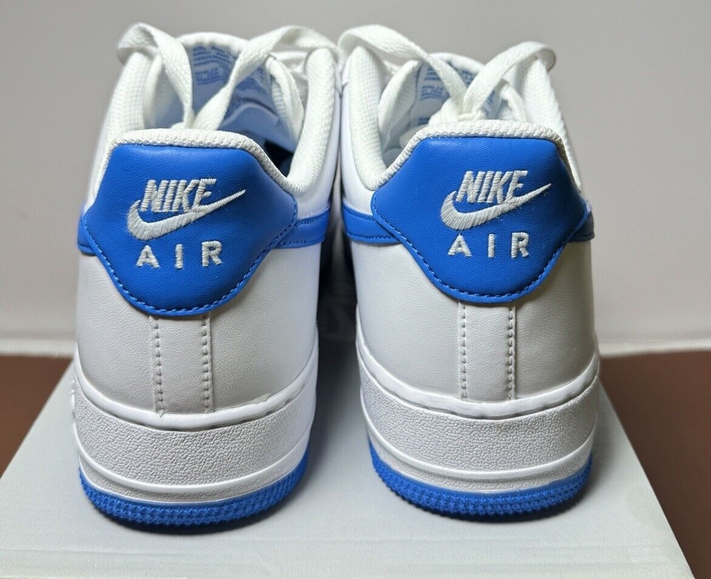 NIKE AIR FORCE 1 07 WHITE-PHOTO BLUE-WHITE SZ 9 - FJ4146-103 #3