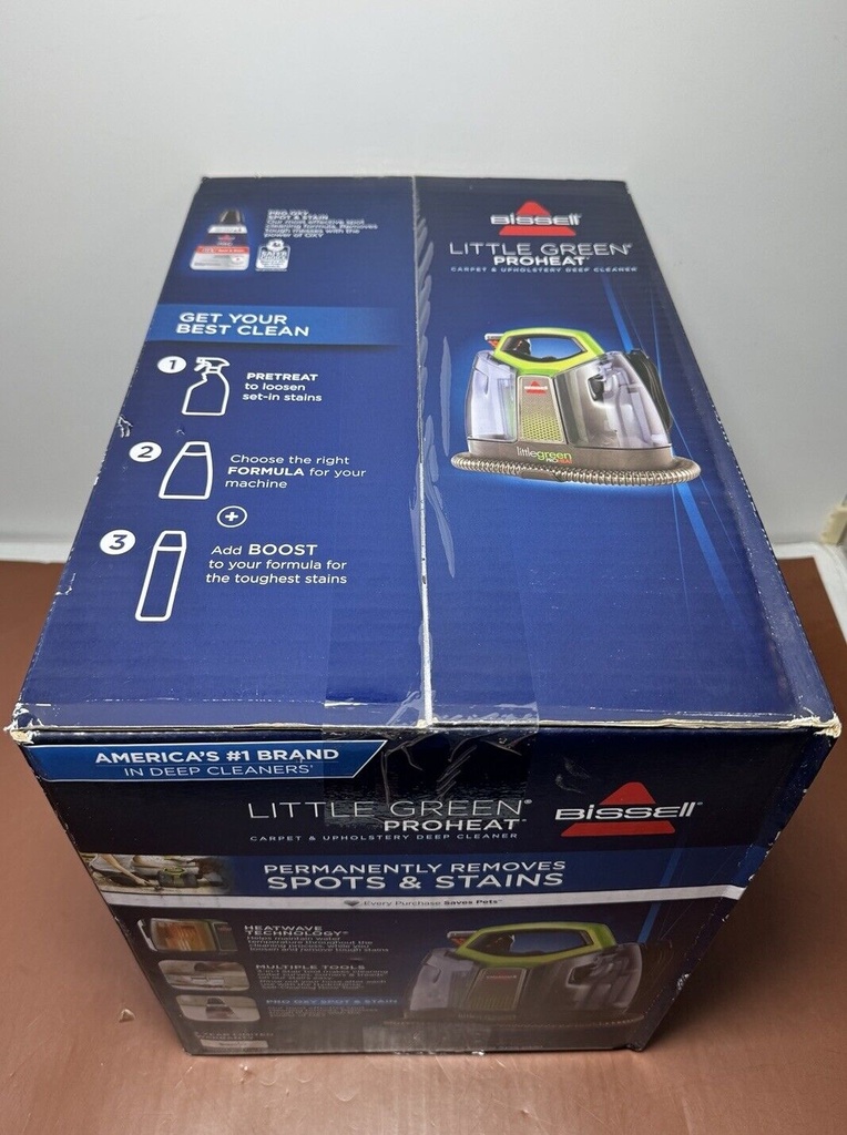 BISSELL Little Green ProHeat Portable Carpet Cleaner 2513G -Brand New #4