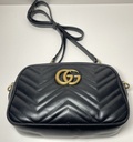 Gucci GG Marmont Small Matelassé Shoulder Bag Crossbody Calfskin Black/Gold HW purchase