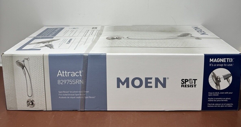 Moen Attract 6-Spray Shower Faucet - Spot Resist Brushed Nickel - 82975SRN #3