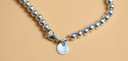 Genuine Tiffany & Co Heart Enamel Blue Charm Sterling Silver bracelet 16cm 6.25" purchase