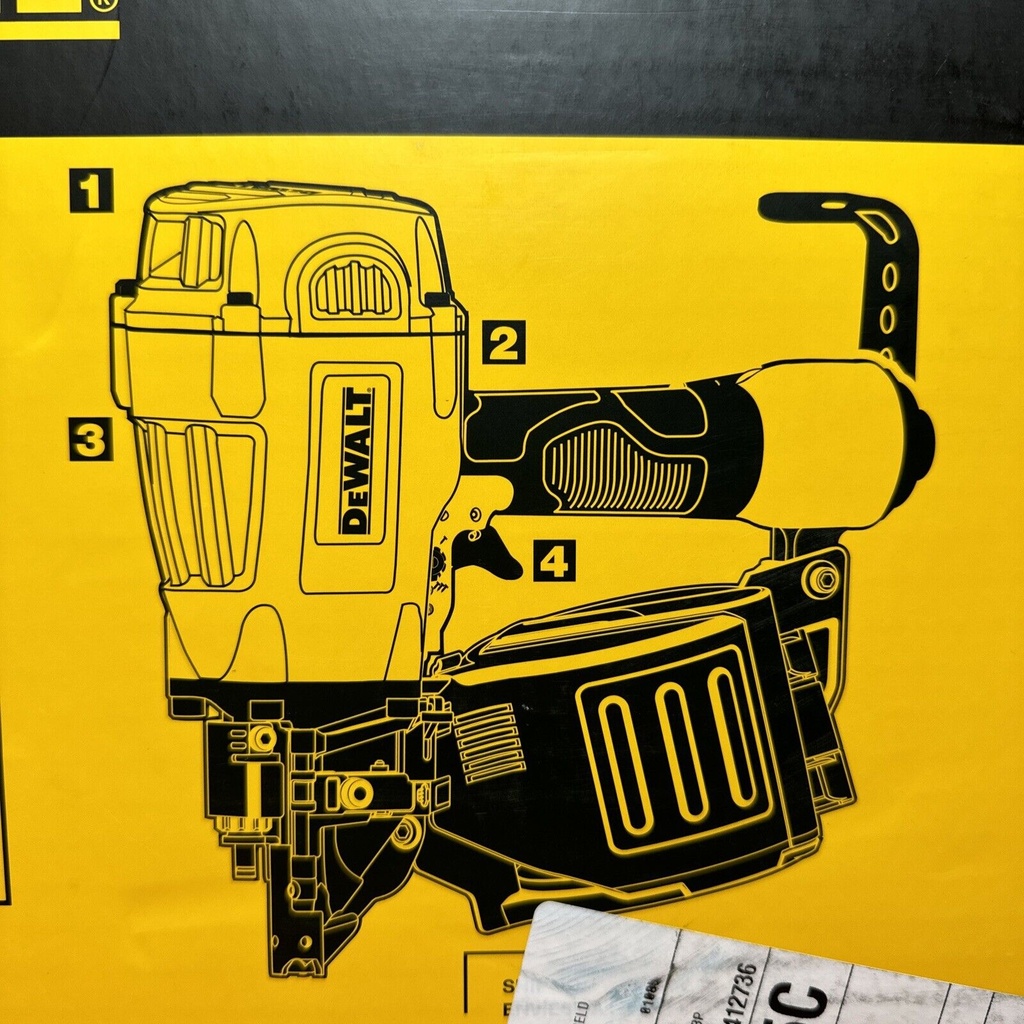 DEWALT DWF83C Coil Nailer Brand New Sealed #2