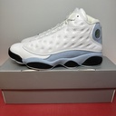 Men's Jordan 13 Retro White/Yellow Size 9 Ochre-Blue Grey (414571 170) buy