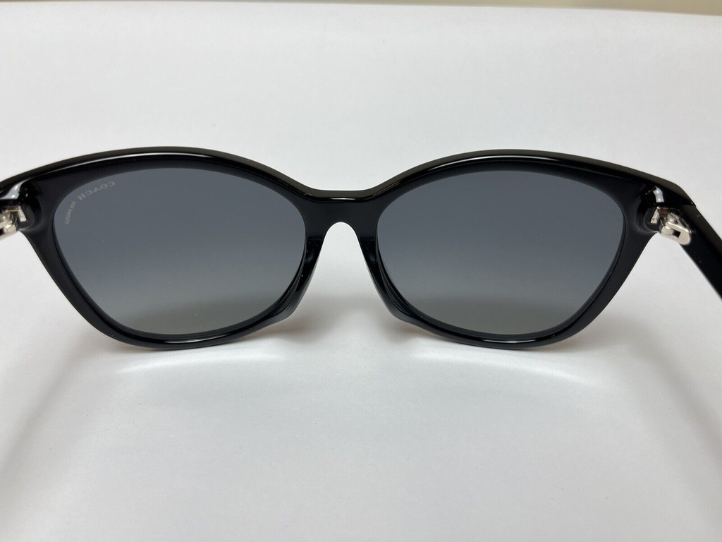 COACH HC8271U L1101 5002T3 57/16 Black Square Women's 57 mm Sunglasses #3