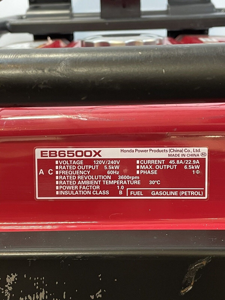 Honda EB6500X  Series Portable Generator- 6500 SurgeW 5500 RatedW #7