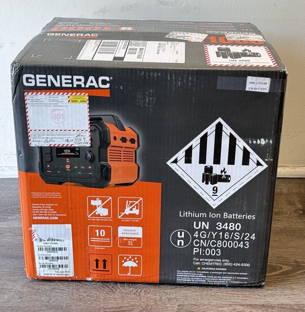 Generac GB1000 1600W Power Generator #1