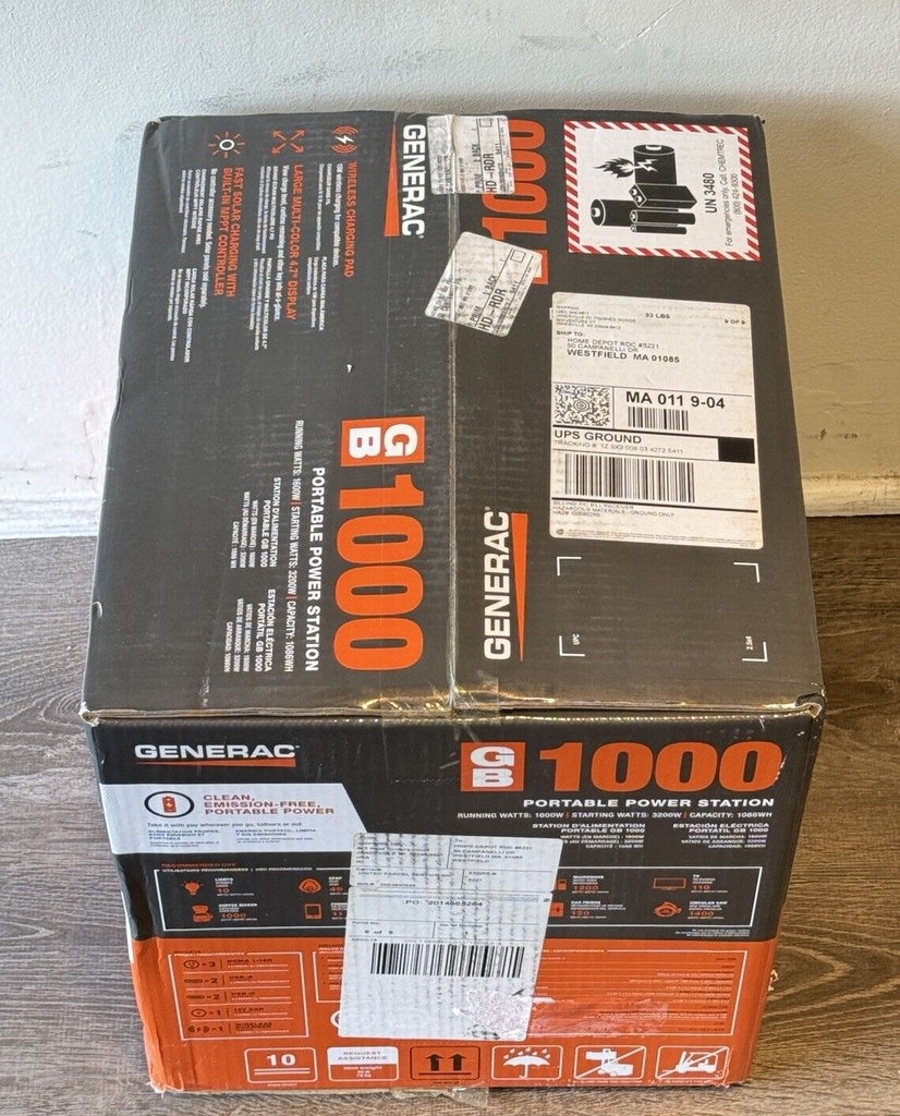 Generac GB1000 1600W Power Generator #4