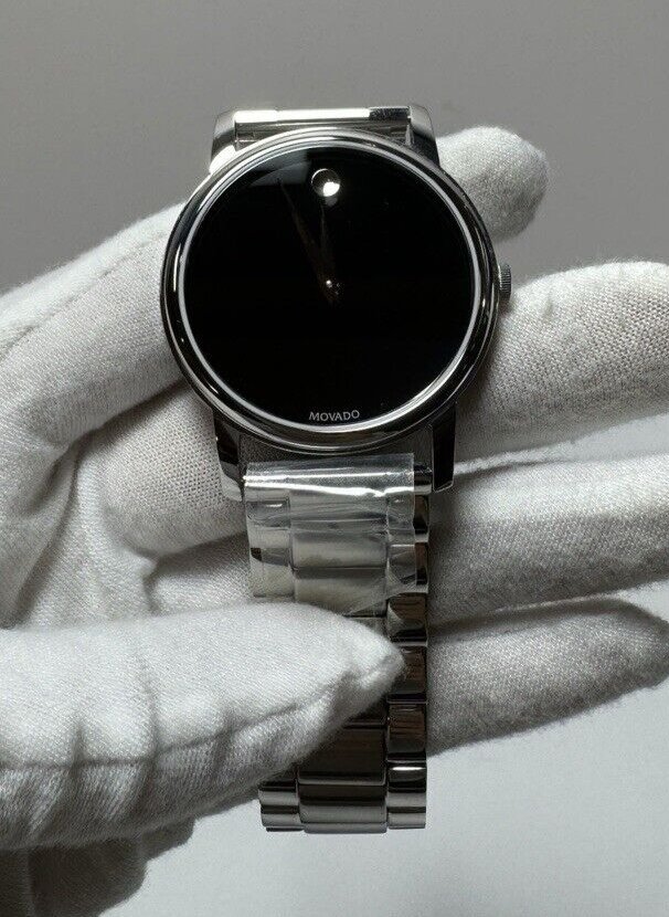 Movado Classic Museum Men’s Black Dial Swiss Watch - 2100014 ($895 MSRP) #4