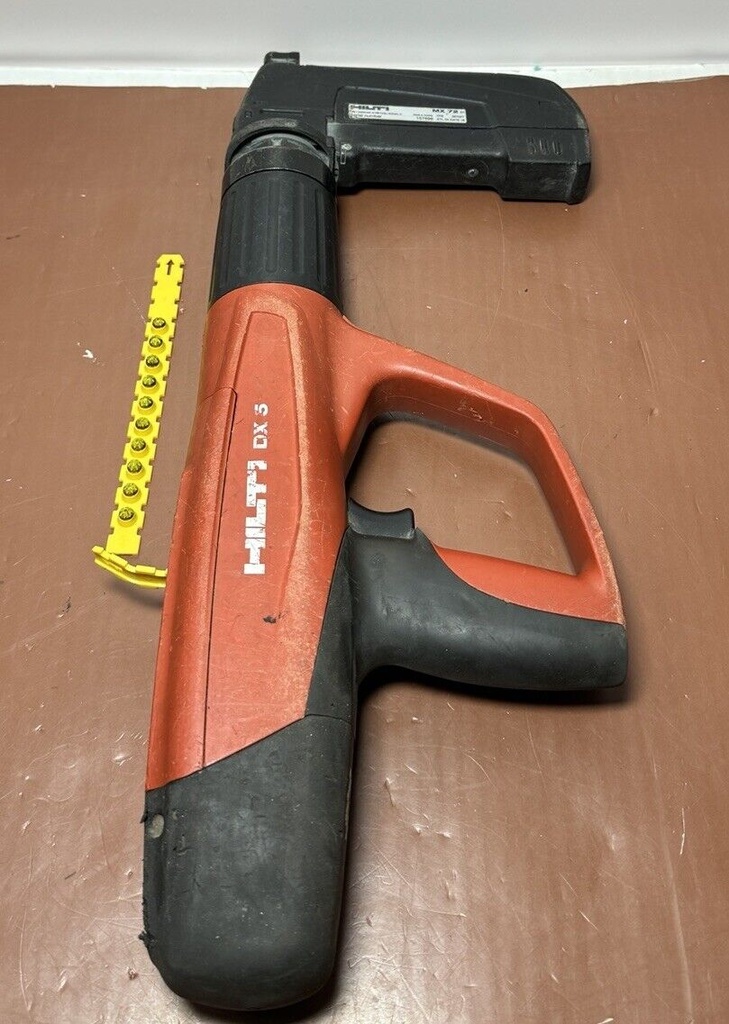 Hilti DX 5 Fully Automatic Powder Actuated Fastening Tool, & MX 72 Magazine #4