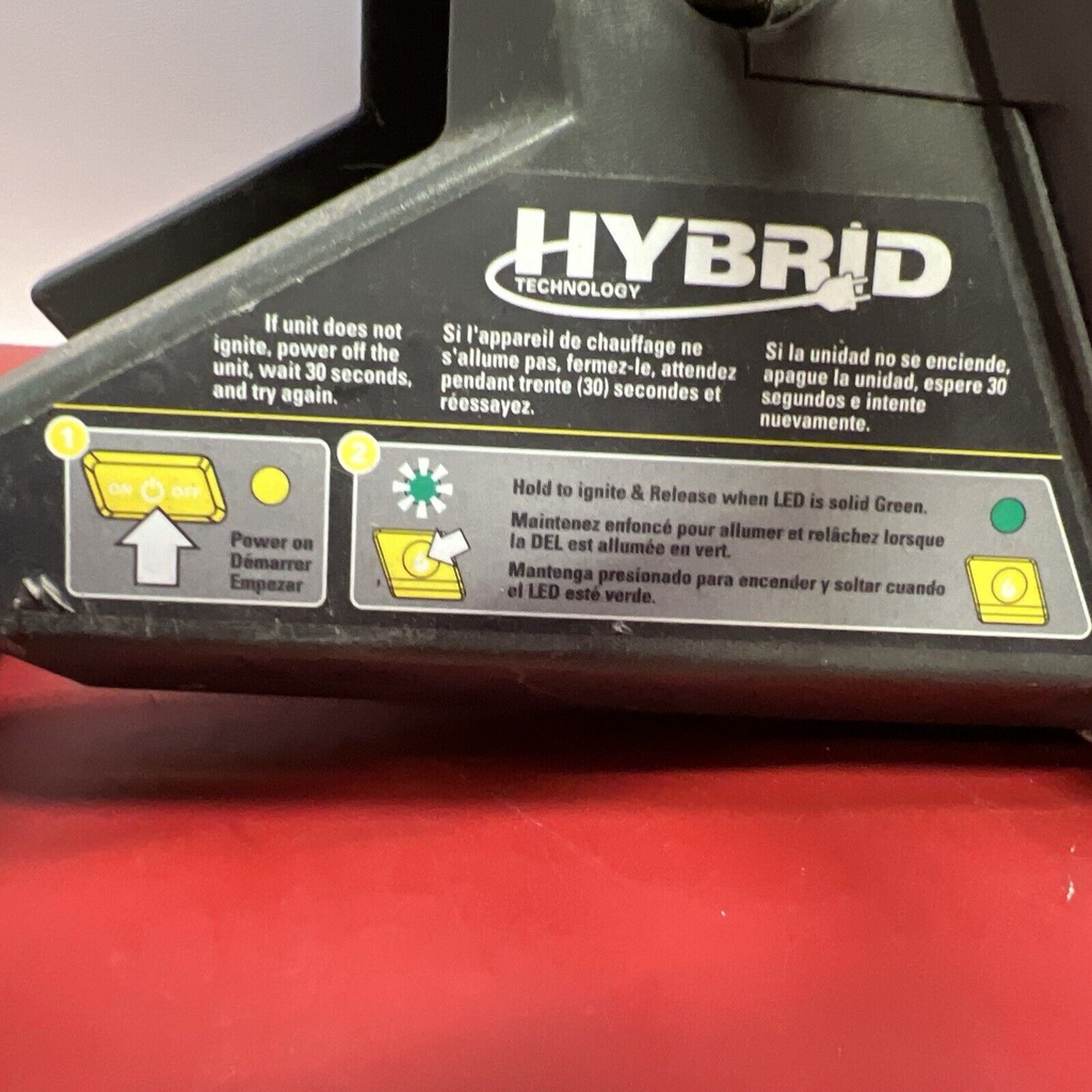 Ridgid 18-Volt Hybrid Forced Air Propane Portable Heater R8604242 (Heater Only) #1