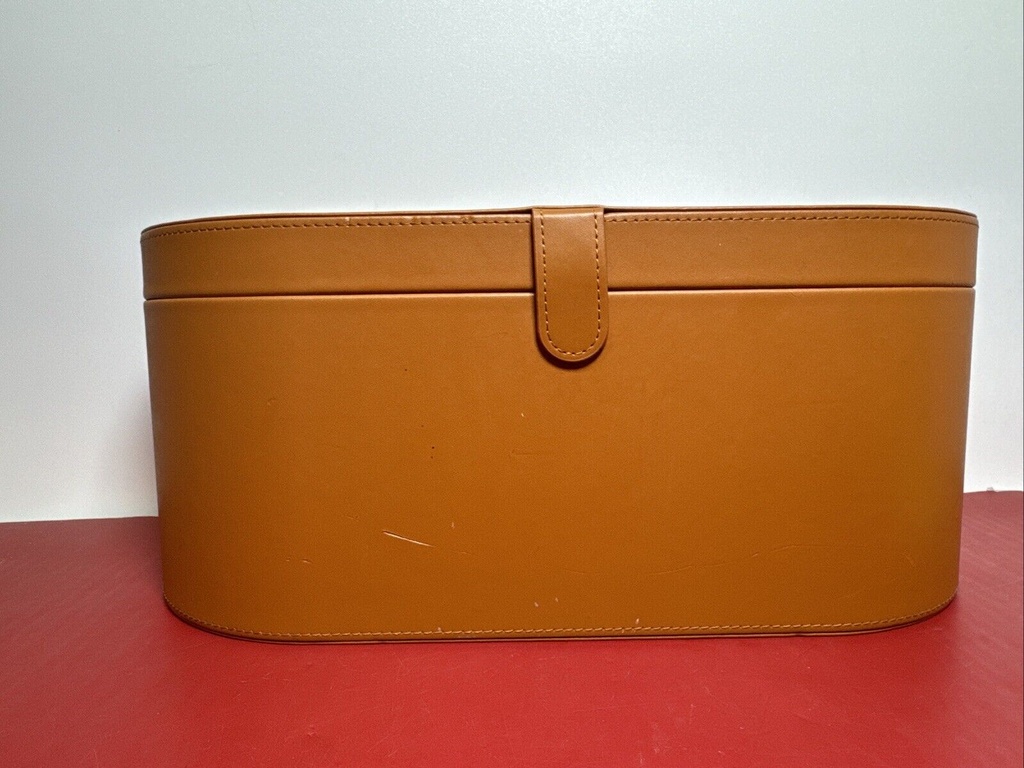 DYSON Airwrap Attachments Tan Leather Storage Case And Accessories NO AIRWRAP #5