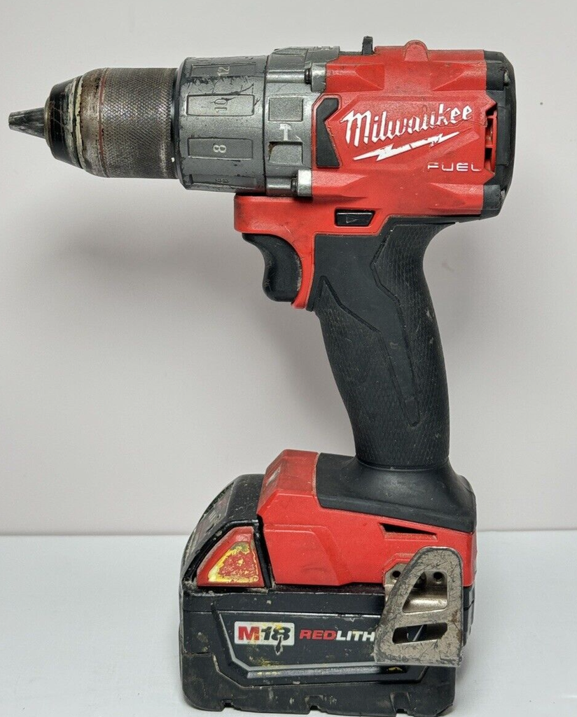 Milwaukee 2804-20 M18 Fuel Cordless Hammer Drill w/ 3.0ah Battery & Charger #4