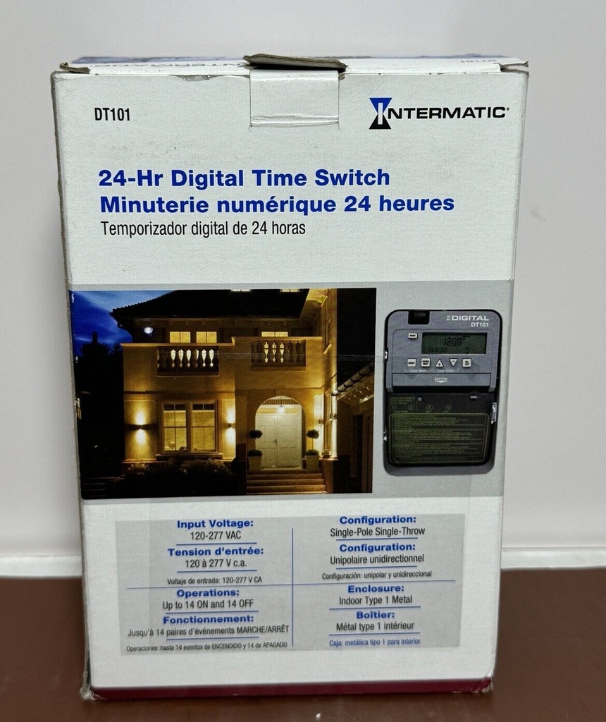 Brand New Intermatic  DT101 24 Hour Dial Digital Time Switch Electronic Controls #1