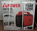 New A-iPower GXS1500i 1500-Watt Recoil Start Gasoline Light Inverter Generator used