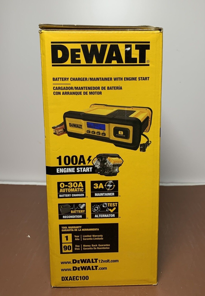 New DeWalt (DXAEC100) Battery Charger/Maintainer w 100A Engine Start #2