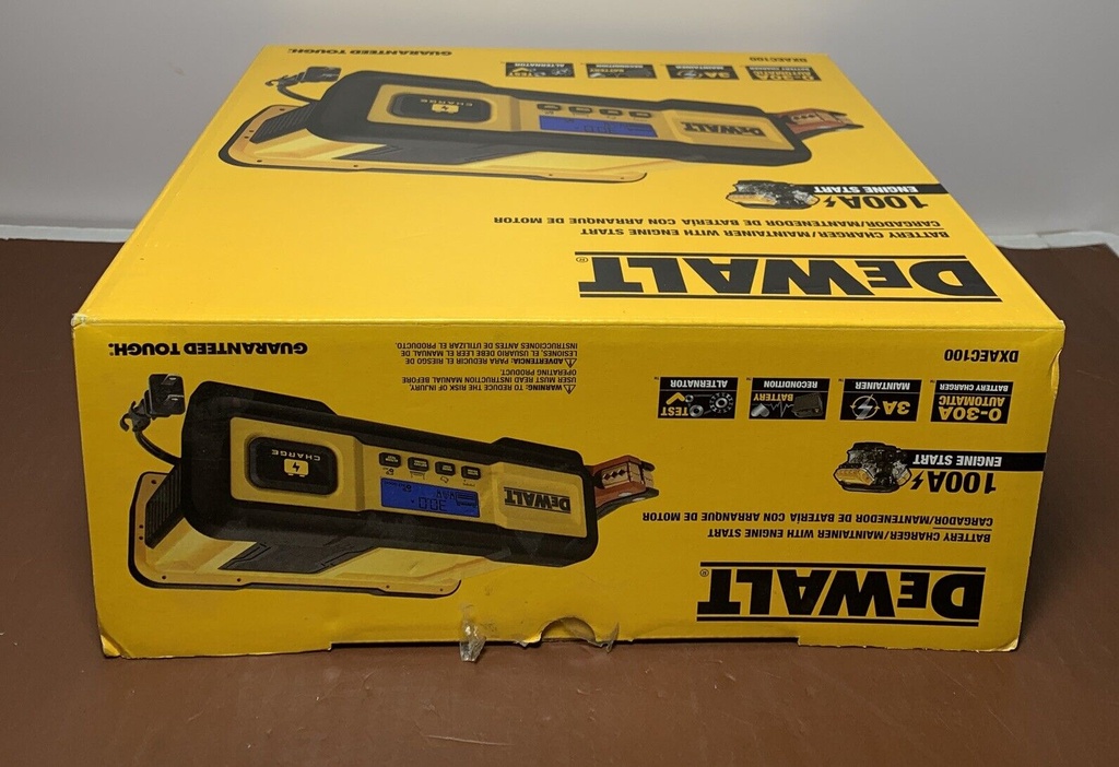 New DeWalt (DXAEC100) Battery Charger/Maintainer w 100A Engine Start #5