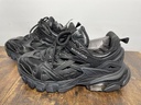 Size 6 C Eur  36c - WIDE Balenciaga Track 2 Open Sneaker Triple Black CIB MINT price