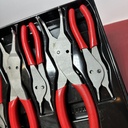 Snap On 7-Piece Push Button Quick Release Angled/Straight Snap Ring Pliers Set in Boston