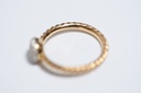 David Yurman 18 Karat Yellow Gold Cable Ring With Pave' Set Diamonds Size 7 purchase