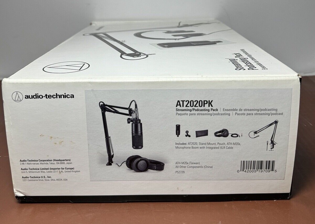 Audio Technica AT2020 Podcast Recording Kit AT2020PK -Used #1