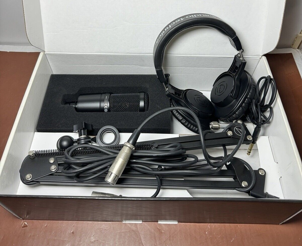 Audio Technica AT2020 Podcast Recording Kit AT2020PK -Used #9