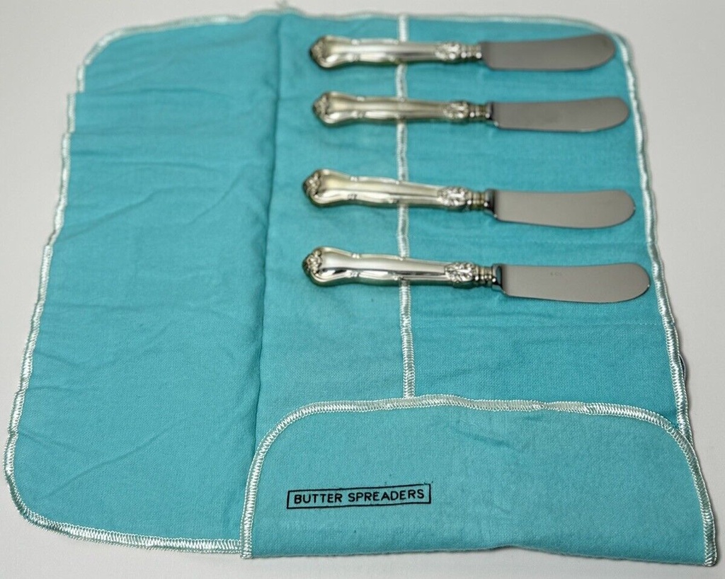 Provence by Tiffany & Co. set of 4  Butter Spreaders 6", Sterling Silver #1